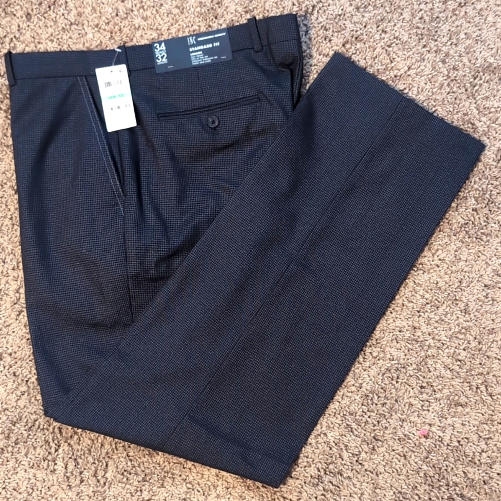 INC Standard Fit London Dress Pant NEW